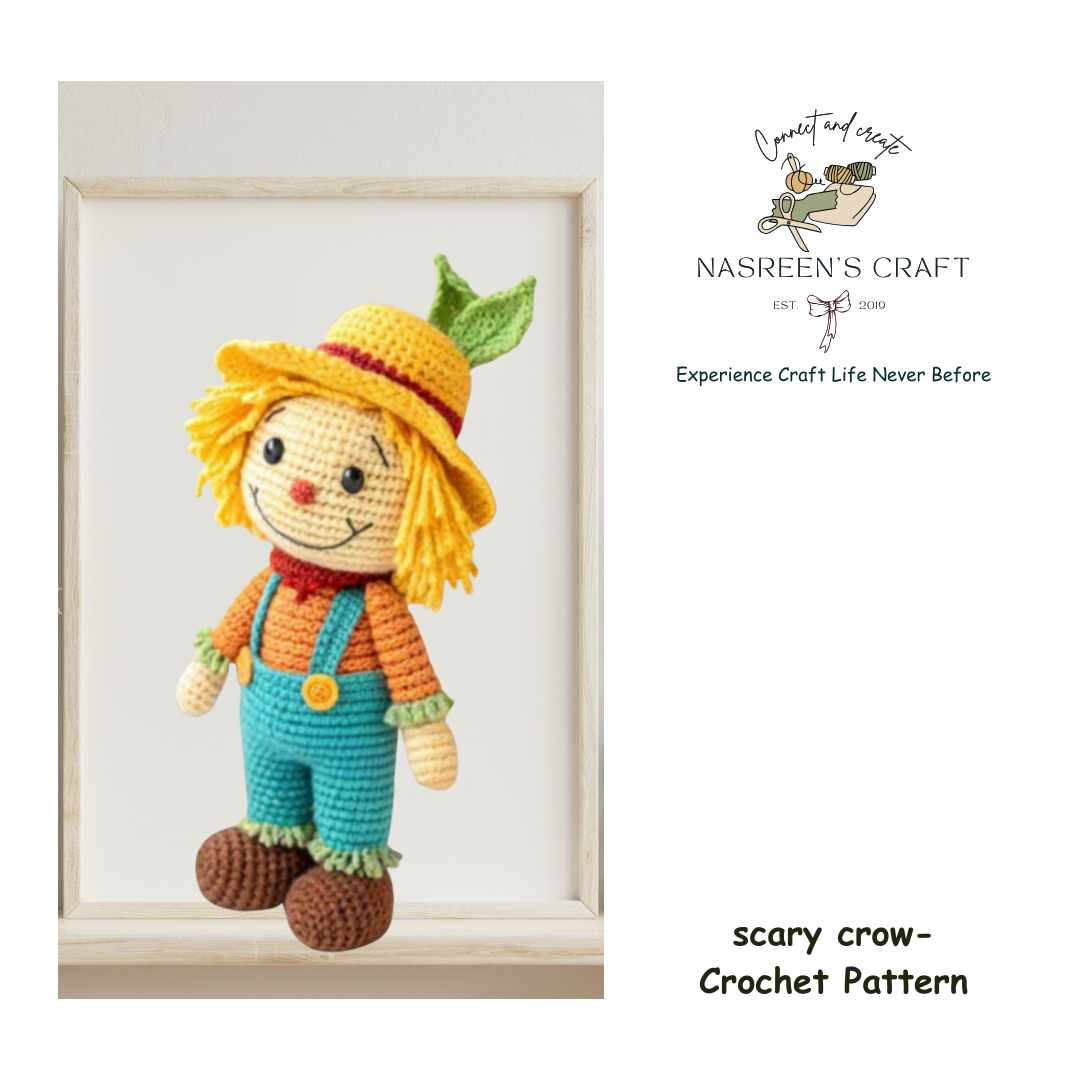 scary crow- Crochet Pattern