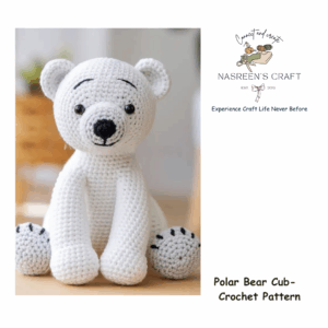 Polar Bear Cub-   Crochet Pattern