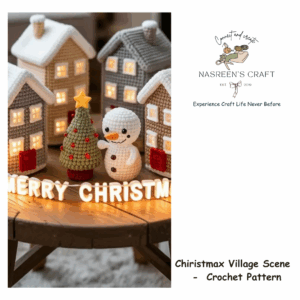 Chiristmax Village Scene   -  Crochet Pattern