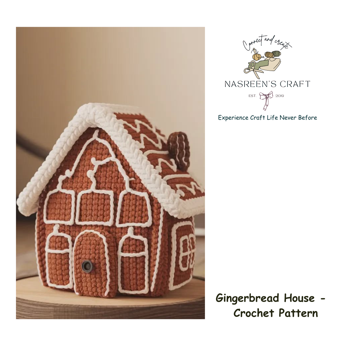 Gingerbread House - Crochet Pattern