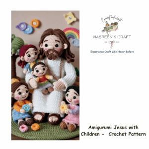 Amigurumi Jesus with Children -  Crochet Pattern