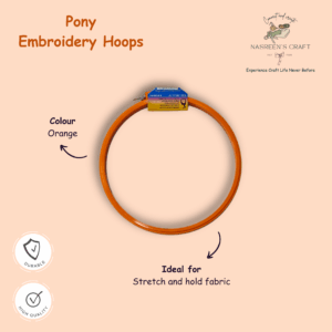 Orange Embroidery Hoops