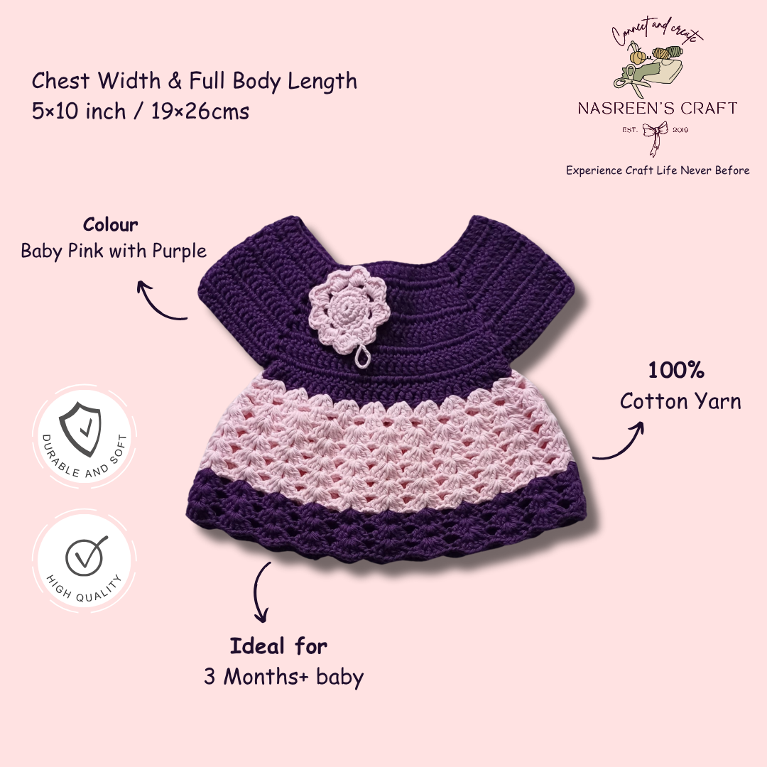 Blossom Charm Crochet Frock