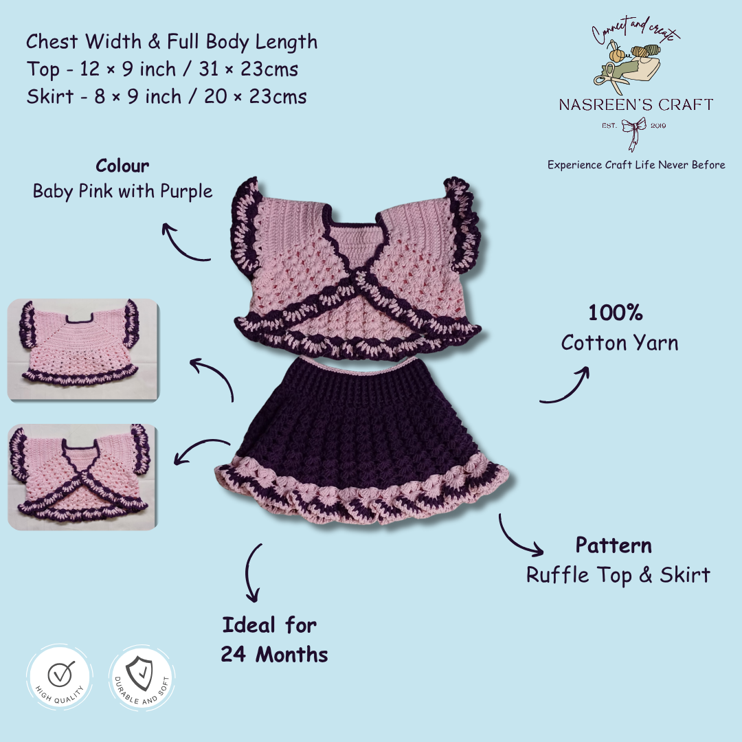 Lavender Blush Ruffle Set