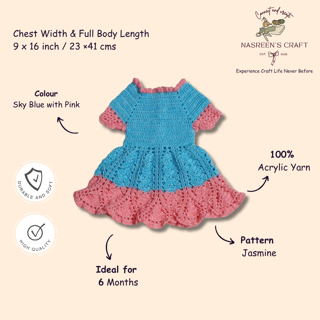 Jasmine Breeze Crochet Dress