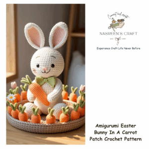 Amigurumi Easter Bunny In A Carrot Patch Crochet Pattern