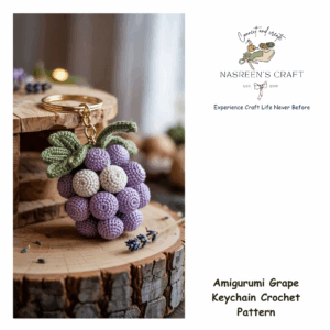 Amigurumi Grape Keychain Crochet Pattern