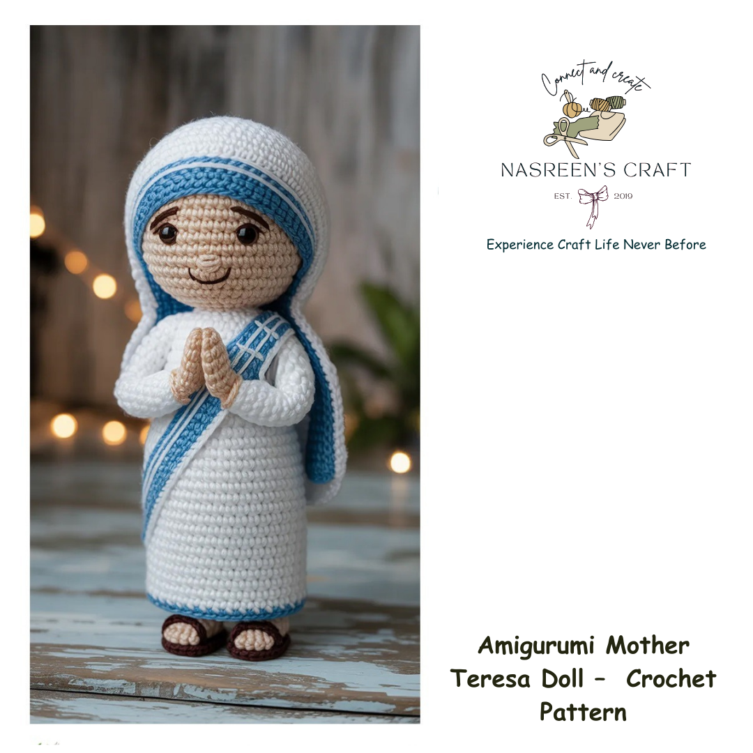 Amigurumi Mother Teresa Doll – Crochet Pattern