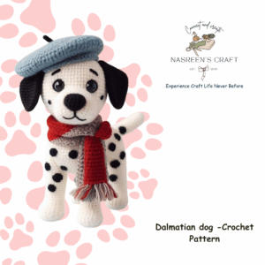 Dalmatian dog -Crochet Pattern