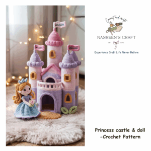 Princess castle & doll -Crochet Pattern