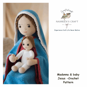 Madonna & baby Jesus -Crochet Pattern